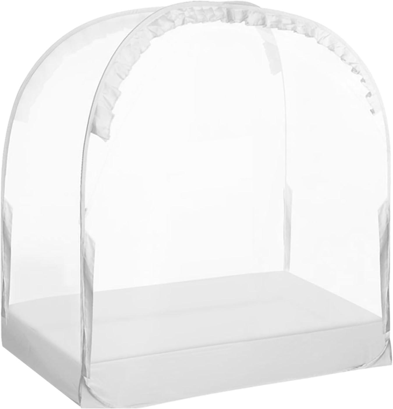 Kinderbett-Abdeckung, atmungsaktiver Netz-Bettschutz, Sicherheitsbarriere, 70 x 130 x 140 cm, hält das Baby vom Herausklettern, tragbares Kindergartenzelt, Schlafzimmer, Schule, Reisen, Schlafen im