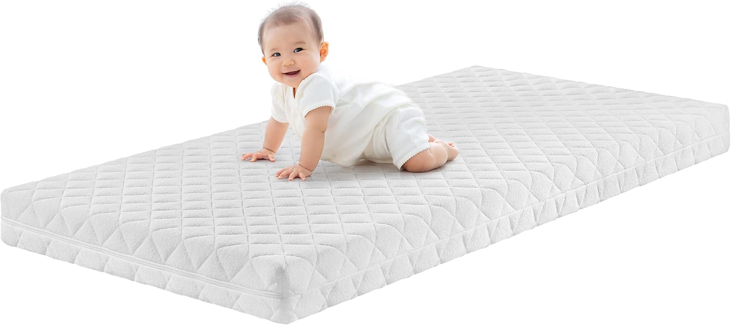 Traumnacht BT Kiddy Kindermatratze Pure, 80 x 160 cm, Schadstoffgeprüft nach Öko-Tex Standard 100, hautfreundlicher Bezug abnehmbar und waschbar, produziert nach deutschem Qualitätsstandard